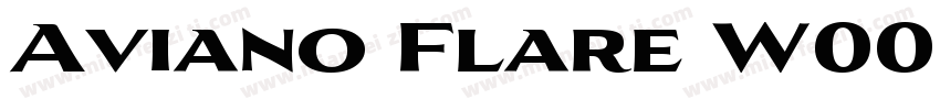 Aviano Flare W00 Light字体转换